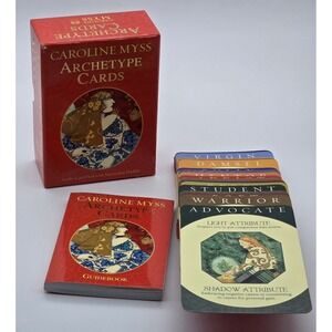 Caroline Myss Archetype Cards Guide Book Only Hay House 2003 Boxed Set